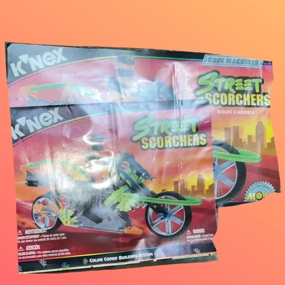 Vintage 1999 KNEX Cool Machine Street Scorchers #11127 Building Model System B8